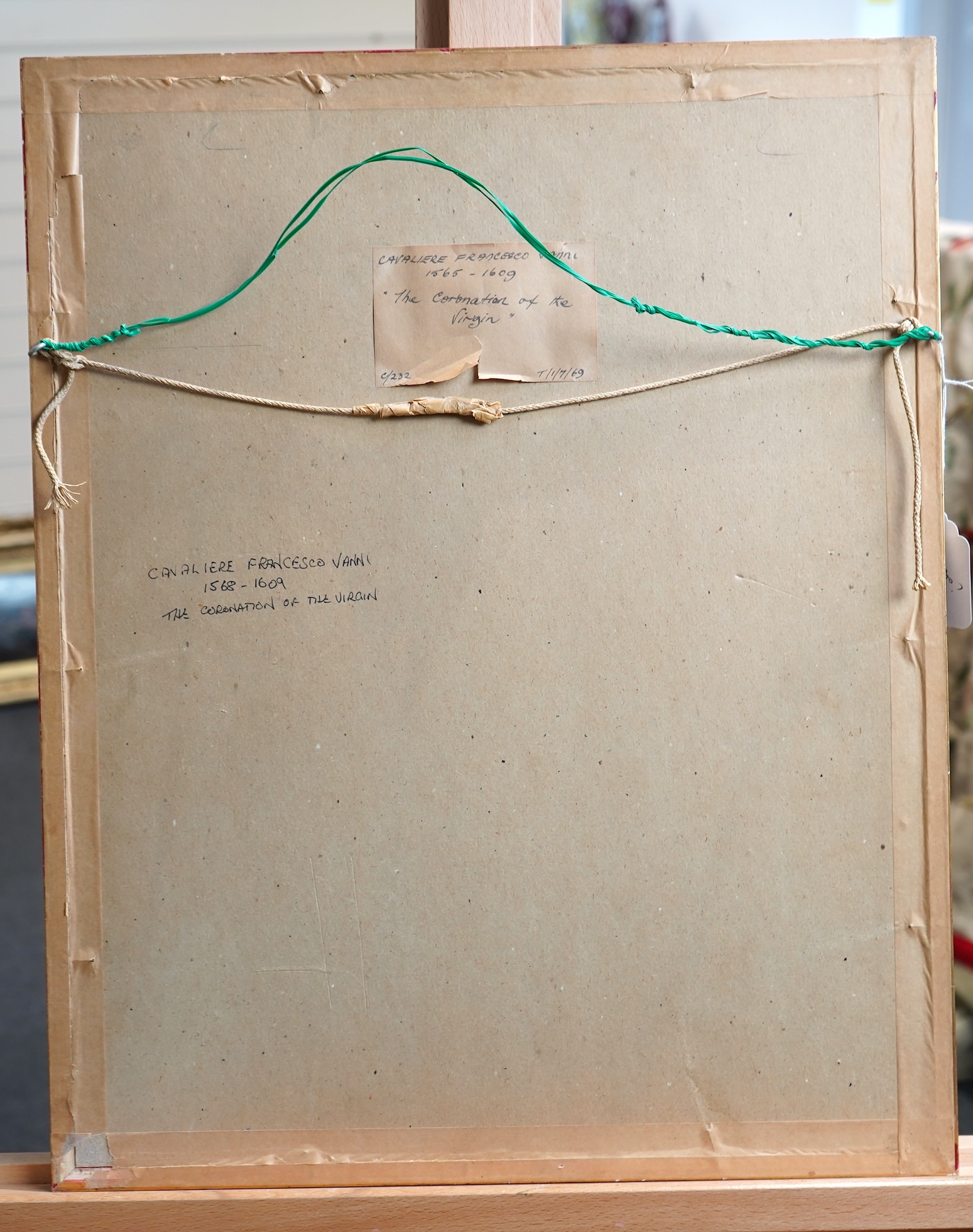 Attributed to Francesco Vanni, Italian 1563-1610, 'The Coronation of the Virgin'